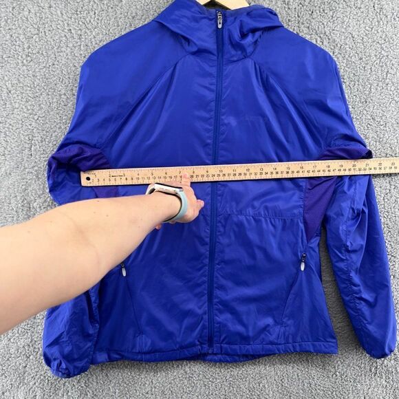Marmot Womens Jacket Nylon Fleece Lined Windbreaker Royal Blue Size Small - Picture 5 of 15